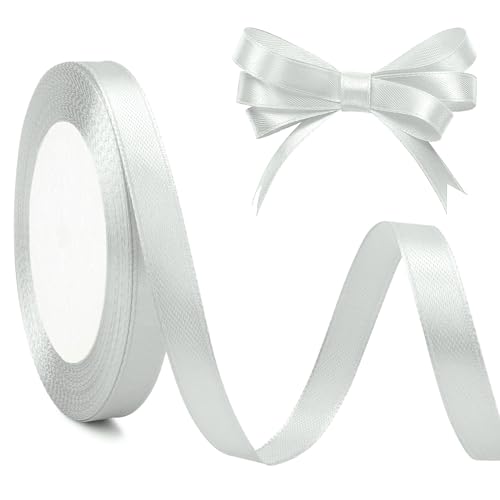 Geschenkband Silber 10mm X 23m Satinband Silber Schleifenband Silber Weihnachtsdeko Silber, Silberhochzeit Silbernes Band Satinbänder Silbrig Für Stoffband Schleife, Geschenkverpackung, Party Geschenkband Silber 10mm X 23m Satinband Silber Schleifenband Silber Weihnachtsdeko Silber, Silberhochzeit Silbernes Band Satinbänder Silbrig Für Stoffband Schleife, Geschenkverpackung, Party von Nsetriu