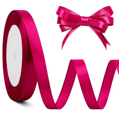 Satinband, Rosa, 10 mm x 23 m, Rosa, Satinband, Rosa, Satinband Magenta Geschenkband Dunkelrosa 10mm, 23m Satinband Dunkelpink Dekoband Geschenkband Rosenrot Satinband, Rosa, 10 mm x 23 m, Rosa, Satinband, Rosa, Satinband Magenta Geschenkband Dunkelrosa 10mm, 23m Satinband Dunkelpink Dekoband Geschenkband Rosenrot von Nsetriu