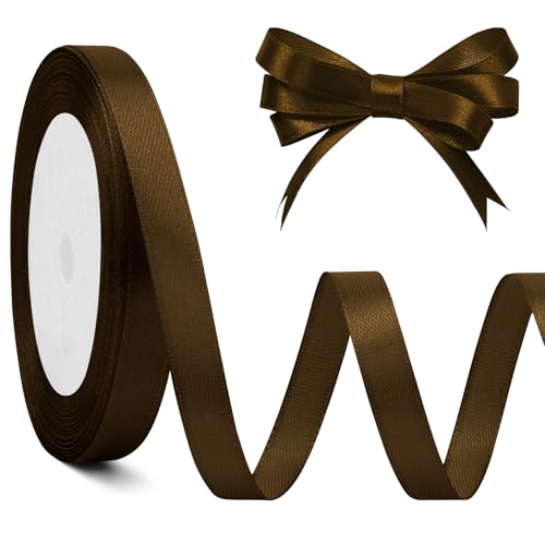 Satinband Braun 10mm, 23meters Satinband Kaffee Satinbänder Kaffee Schleifenband Dekoband Seidenband Geschenkverpackung Stoffband Geschenkbänder Für Dekorieren Basteln Hochzeit Weihnachten Vatertag Satinband Braun 10mm, 23meters Satinband Kaffee Satinbänder Kaffee Schleifenband Dekoband Seidenband Geschenkverpackung Stoffband Geschenkbänder Für Dekorieren Basteln Hochzeit Weihnachten Vatertag von Nsetriu