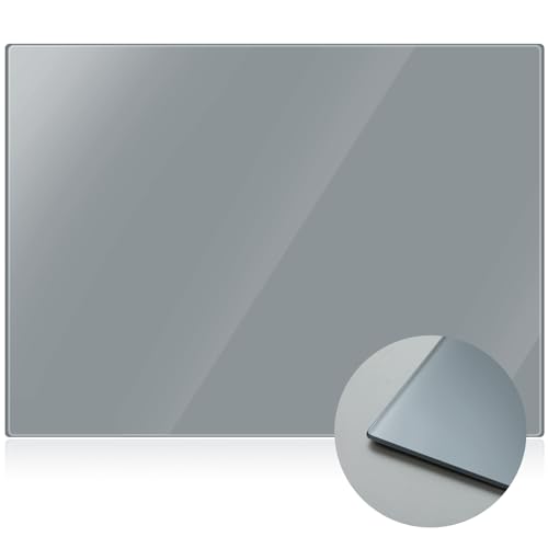 Nuanchu 22,9 x 30,5 cm, neutralgraue Palette aus gehärtetem Glas für Ölmalerei, Palette, Künstler, kratzfest, leicht zu reinigen, DIY-Farbmischung von Nuanchu