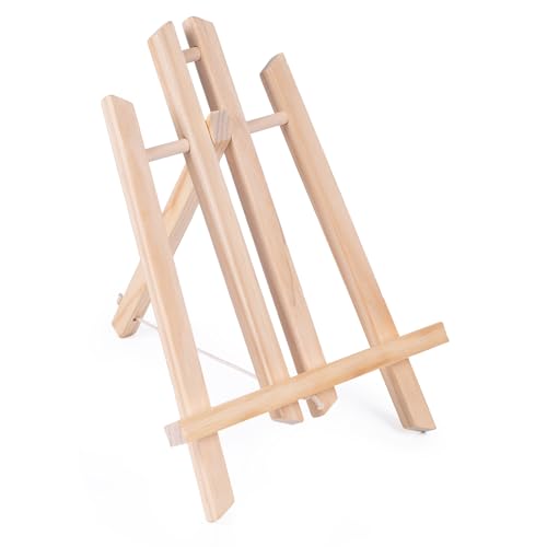 Nuberlic 1 Packung Holzstaffeleien, 30,5 cm, Ständer für Malerei, Leinwand, Stativ, Kunststaffelei, Tischstaffelei für Kinder, Studenten, tragbare Kunst, Leinwand, Foto, Bild, Schilderhalter Nuberlic 1 Packung Holzstaffeleien, 30,5 cm, Ständer für Malerei, Leinwand, Stativ, Kunststaffelei, Tischstaffelei für Kinder, Studenten, tragbare Kunst, Leinwand, Foto, Bild, Schilderhalter von Nuberlic