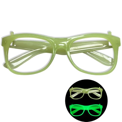 Noctilcent Brille Rahmen Für Halloween Party Uni Brille Rahmen Mit Fluoreszierendem Licht Kinder Geburtstag Party Versorgung von Nucelit