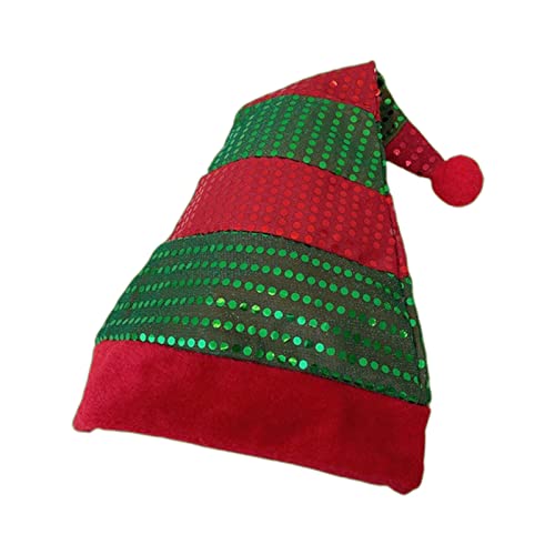 Nucelit Weihnachtsmütze aus Plüsch, Uni, einzigartig, Cartoon-Weihnachtsmann, Rentier, Erwachsene und Kinder, Weihnachtsmütze für Urlaubsparty Nucelit Weihnachtsmütze aus Plüsch, Uni, einzigartig, Cartoon-Weihnachtsmann, Rentier, Erwachsene und Kinder, Weihnachtsmütze für Urlaubsparty von Nucelit