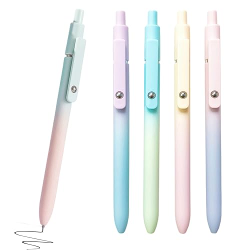 Nudorpn Gelschreiber, einziehbar, 0,7 mm, 5 Stück, einziehbare Kugelschreiber, mit präziser Spitze und Clip, für Schule, Büro, Zuhause Nudorpn Gelschreiber, einziehbar, 0,7 mm, 5 Stück, einziehbare Kugelschreiber, mit präziser Spitze und Clip, für Schule, Büro, Zuhause von Nudorpn