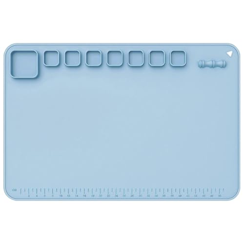 Nudorpn Silikon-Malmatte | 24 x 16 Zoll Schmuckgussformen aus Kunstharz Antirutschmatte | Farbgadgets ohne Verblassen für die Aquarelle, die Nudorpn Silikon-Malmatte | 24 x 16 Zoll Schmuckgussformen aus Kunstharz Antirutschmatte | Farbgadgets ohne Verblassen für die Aquarelle, die von Nudorpn
