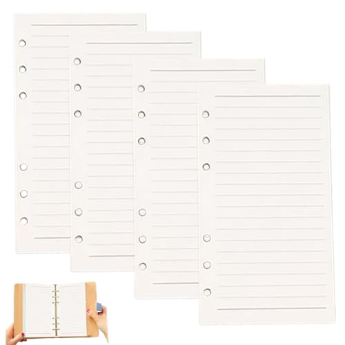 A6 Nachfüllpapier, 4 Pack 45 Blätter A6 Binder Papier, 6 Löcher aus lockerem Blatt, glatte Schreibplaner Einsätze für Journal Notebook Tagebuch DIY -Projekte Nachfüllung A6 Nachfüllpapier, 4 Pack 45 Blätter A6 Binder Papier, 6 Löcher aus lockerem Blatt, glatte Schreibplaner Einsätze für Journal Notebook Tagebuch DIY -Projekte Nachfüllung von Nuelreva