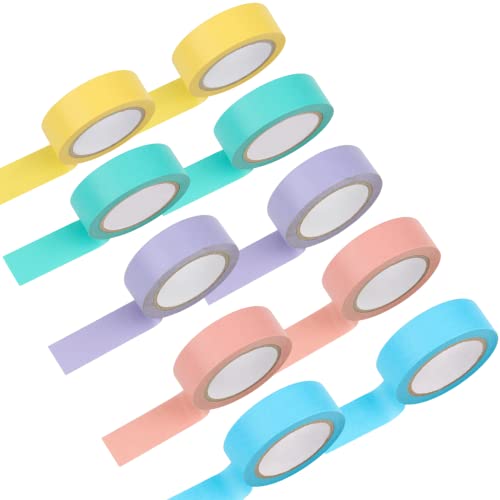 Highlighter Tape Strip Translucent entfernbare Registerkarten -Seitebereiche -Farbbuch Registerkarte "Office Supply 10pcs 5Colors) von Nuelreva