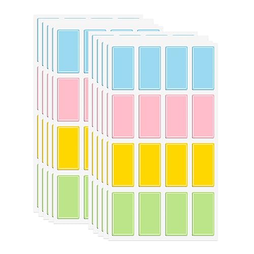 Wasserdichtes Etikett Aufkleber Allzweck Tagesbetreuung Etikett Selbstkleber Name Aufkleber farbenfrohe Schreiben Sie auf Flasche für Jar 10Sheets 10Sheets160pcs Waterfeste Wasserdichtes Etikett Aufkleber Allzweck Tagesbetreuung Etikett Selbstkleber Name Aufkleber farbenfrohe Schreiben Sie auf Flasche für Jar 10Sheets 10Sheets160pcs Waterfeste von Nuelreva