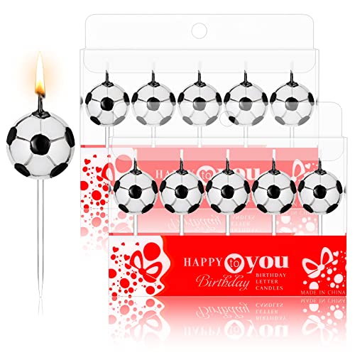 Nuenen 10 Stück Basketball Kuchenkerzen Basketballform Geburtstagskerzen Kuchen Dekorationen Basketball Kerzen Cupcake Topper für Geburtstag Jungen Mädchen Kinder Party Deko Geschenk (Fußball) Nuenen 10 Stück Basketball Kuchenkerzen Basketballform Geburtstagskerzen Kuchen Dekorationen Basketball Kerzen Cupcake Topper für Geburtstag Jungen Mädchen Kinder Party Deko Geschenk (Fußball) von Nuenen