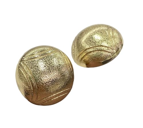 6 Stück 15 mm bis 23 mm Glücksmünze Metallknöpfe (Farbe 3, 18 mm, 6 Stück) von Nuheekg