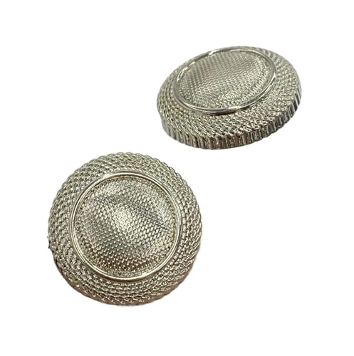 6 Stück 15 mm bis 23 mm dekorative Metallknöpfe (Farbe 1, 20 mm, 6 Stück) von Nuheekg