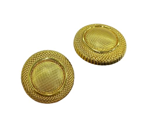 6 Stück 15 mm bis 23 mm dekorative Metallknöpfe (Farbe 2, 15 mm, 6 Stück) von Nuheekg