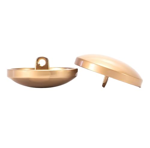 Gebogene runde Metallknöpfe für Anzüge und Hemden (Farbe 1, 20 mm, 6 Stück) von Nuheekg