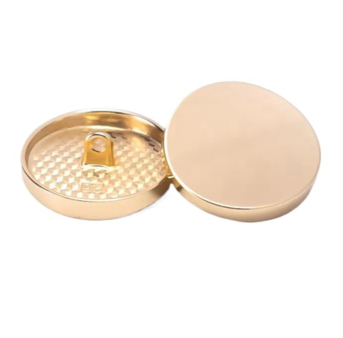 Konkave Metallknöpfe für Mäntel, 15 - 30 mm, Farbe 2, 23 mm, 6 Stück von Nuheekg