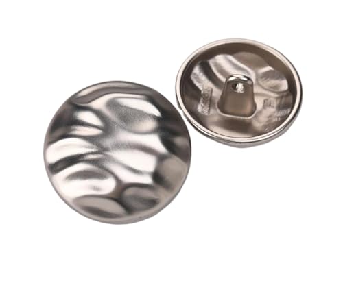 Metallknöpfe, 15 mm bis 23 mm, 6 Stück, Farbe 2, 20 mm, 6 Stück von Nuheekg