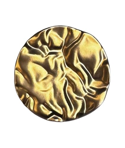 Metallknöpfe, Retro-Anzug, 15 - 30 mm, Gold, 28 mm, 5 Stück Metallknöpfe, Retro-Anzug, 15 - 30 mm, Gold, 28 mm, 5 Stück von Nuheekg