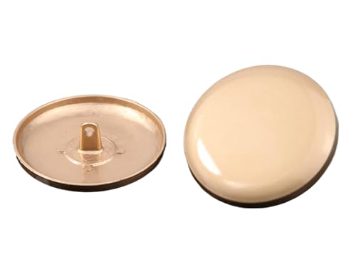 Metallknöpfe, rund, groß, goldfarben, 30 mm, 35 mm, 40 mm, 2 Stück von Nuheekg