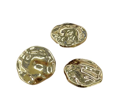 Metallknöpfe 15 mm bis 23 mm, 6 Stück (Farbe 1, 15 mm) von Nuheekg