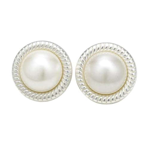 Metallknöpfe für Mantel und Anzug, 17,5 mm/22,5 mm, Silber, 22,5 mm, 5 Stück von Nuheekg