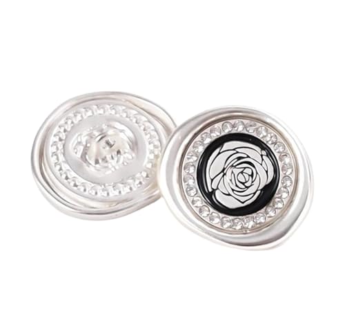 Metallknöpfe für Pullover, Mantel, Dekoration, 16 mm/20 mm, 6 Stück von Nuheekg