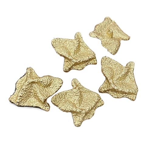 Metallknöpfe in Faltenform, 21 mm, 27 mm, 33 mm, 6 Stück, 6 Stück von Nuheekg