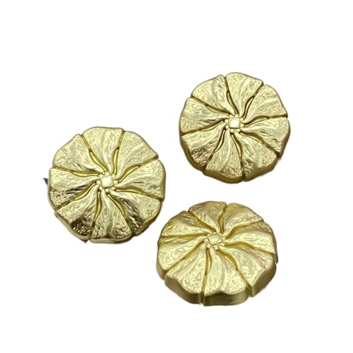Metallknöpfe mit Blumenmuster, 15 mm bis 23 mm, 6 Stück, Farbe 2, 20 mm, 6 Stück Metallknöpfe mit Blumenmuster, 15 mm bis 23 mm, 6 Stück, Farbe 2, 20 mm, 6 Stück von Nuheekg