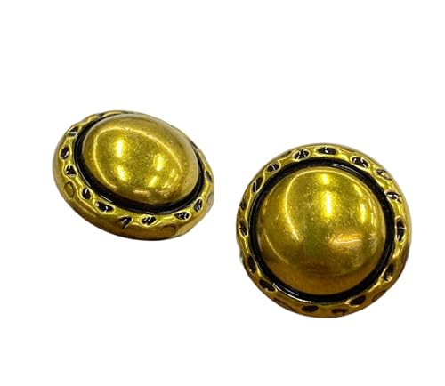 Metallknöpfe mit hohem Schaft, 15 mm/18 mm/20 mm/23 mm, 6 Stück (Farbe 3, 18 mm) von Nuheekg