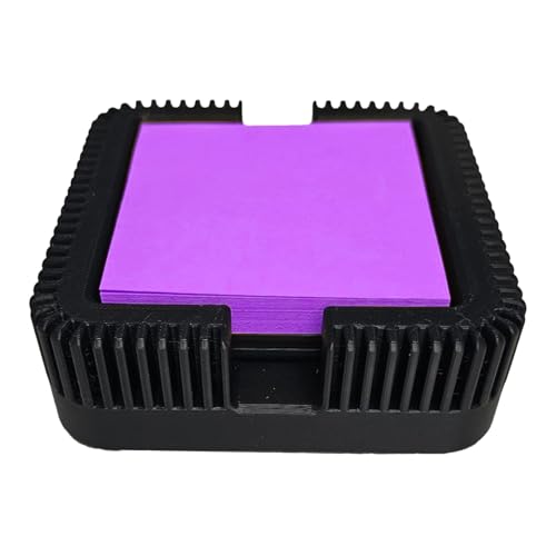 Notizblock-Halter, kompakter Notizblock, Schreibtisch-Organizer, rutschfeste Unterseite, kompaktes und platzsparendes Design, 5 cm, für Schreibtisch-Organisation, Schule und Arbeitszimmer von Nuhjytgf