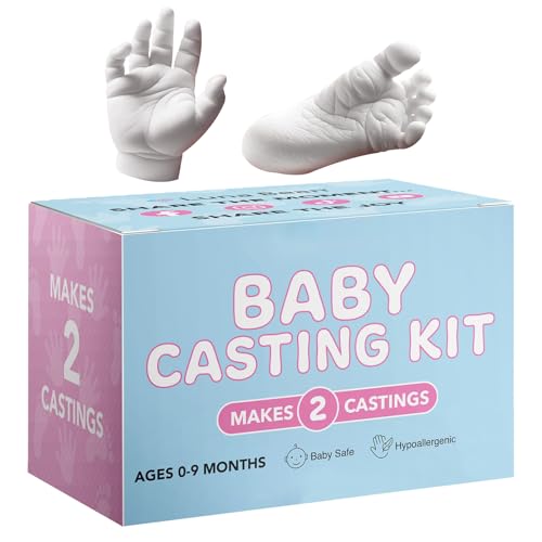 Nuhjytgf 3D Baby Casting Kit, Kleinkind Meilenstein Andenken Kit, Kleinkind Meilenstein Ornament für Freunde Familie Frauen Erwachsene Mädchen Nuhjytgf 3D Baby Casting Kit, Kleinkind Meilenstein Andenken Kit, Kleinkind Meilenstein Ornament für Freunde Familie Frauen Erwachsene Mädchen von Nuhjytgf