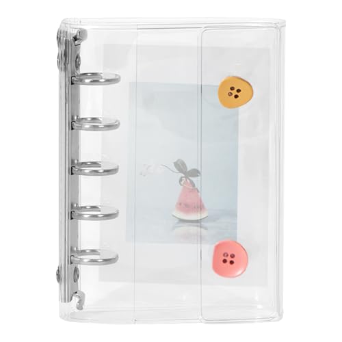Transparentes Aufkleberbuch, Transparenz, 24,8x12,5 Cm, Transparente Aufkleber Binder, Ästhetisches Aufkleber -Notizbuch, Flexibles Design, Für Scrapbooking Planer Decoration Travel von Nuhjytgf