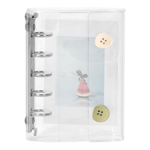 Transparentes Aufkleberbuch, Transparenz, 24,8x12,5 Cm, Transparente Aufkleber Binder, Ästhetisches Aufkleber -Notizbuch, Flexibles Design, Für Scrapbooking Planer Decoration Travel von Nuhjytgf