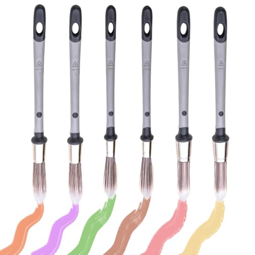 6-teiliges kleines Pinsel-Set für Wände, 1,2 cm, 1,2 cm, 1,5 cm, 1,5 cm, 1,8 cm, 1,8 cm, präzises Schneiden für Sockelleisten, Ecken und Kanten, ultraglatte Oberfläche, Dekorationswerkzeuge für Profis 6-teiliges kleines Pinsel-Set für Wände, 1,2 cm, 1,2 cm, 1,5 cm, 1,5 cm, 1,8 cm, 1,8 cm, präzises Schneiden für Sockelleisten, Ecken und Kanten, ultraglatte Oberfläche, Dekorationswerkzeuge für Profis von Nujvnuj