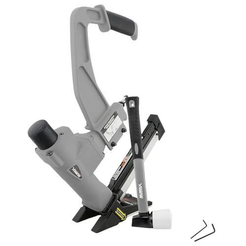 NuMax SFL618 Pneumatischer 3-in-1 Bodenbelager-Nagler mit Bodenhammer und austauschbaren Bodenplatten, 5,1 cm, 15,5 Gauge und 16 Gauge, 5,1 cm NuMax SFL618 Pneumatischer 3-in-1 Bodenbelager-Nagler mit Bodenhammer und austauschbaren Bodenplatten, 5,1 cm, 15,5 Gauge und 16 Gauge, 5,1 cm von Numax