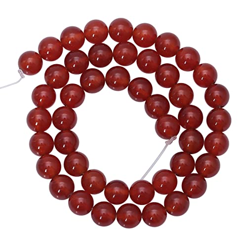 Nupuyai 8mm Karneol Perlen mit Loch, runde Edelstein Perlen Strang, lose Kristall DIY Schmuck Perlen zum Auffädeln für Armband, Halskette, Heilstein Schmuckherstellung Nupuyai 8mm Karneol Perlen mit Loch, runde Edelstein Perlen Strang, lose Kristall DIY Schmuck Perlen zum Auffädeln für Armband, Halskette, Heilstein Schmuckherstellung von Nupuyai