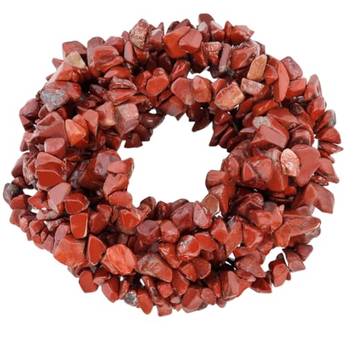 Nupuyai Streifen roter Jaspis Stein Perlen zum Auffädeln, 5mm lose Edelstein Perlen Chips Strang unregelmäßig Kristall Heilstein Schmuck Perlen für Armbänder Schmuckherstellung Nupuyai Streifen roter Jaspis Stein Perlen zum Auffädeln, 5mm lose Edelstein Perlen Chips Strang unregelmäßig Kristall Heilstein Schmuck Perlen für Armbänder Schmuckherstellung von Nupuyai