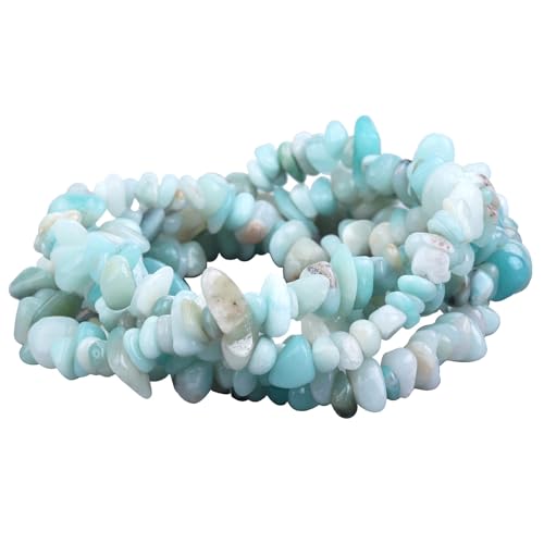 Nupuyai Amazonit Stein Perlen zum Auffädeln, 5mm lose Edelstein Perlen Chips Strang unregelmäßig Kristall Heilstein Schmuck Perlen für Armbänder Schmuckherstellung Nupuyai Amazonit Stein Perlen zum Auffädeln, 5mm lose Edelstein Perlen Chips Strang unregelmäßig Kristall Heilstein Schmuck Perlen für Armbänder Schmuckherstellung von Nupuyai