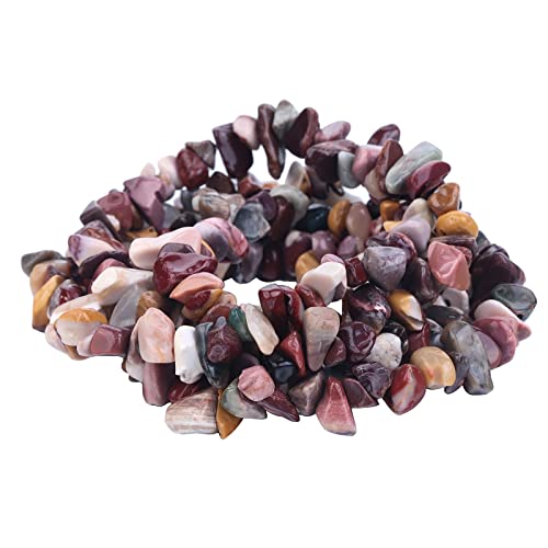 Nupuyai Unregelmäßige Polierte Kristall Stein Lose Perlen Zum Auffädeln für DIY Armbänder, Ohrringe, Halsketten, Ketten Basteln und Andere Schmuck Schaffen von Nupuyai