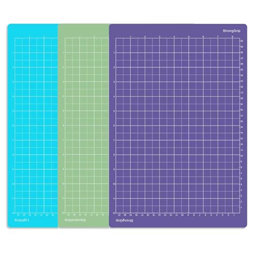 Nurila 3 Stück Schneidematte, 8.5 x12 Zoll Schneidematte für Silhouette Portrait, 3 Viskositäten Silhouette Schneidematte Plotter für Werbung, Schilderbau, Werkbankunterlage Nurila 3 Stück Schneidematte, 8.5 x12 Zoll Schneidematte für Silhouette Portrait, 3 Viskositäten Silhouette Schneidematte Plotter für Werbung, Schilderbau, Werkbankunterlage von Nurila