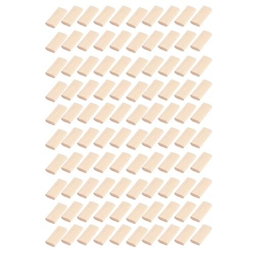 100pcs Buchenholzholz Gerillte Dübel - 8x22x50 Mm Geeignet für Holzbearbeitung, Möbelbaugruppe und Schrankherstellung 100pcs Buchenholzholz Gerillte Dübel - 8x22x50 Mm Geeignet für Holzbearbeitung, Möbelbaugruppe und Schrankherstellung von Nurnesy