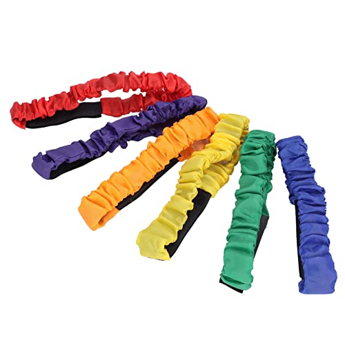 6er-Pack Rennbänder, Elastische 3-beinige Farbige Nylonbänder für mit Klettverschluss, 20 Zoll Lang, 2 Zoll Breit, Lustige Familien-Picknick-Events, Outdoor-Aktivitäten 6er-Pack Rennbänder, Elastische 3-beinige Farbige Nylonbänder für mit Klettverschluss, 20 Zoll Lang, 2 Zoll Breit, Lustige Familien-Picknick-Events, Outdoor-Aktivitäten von Nurnesy