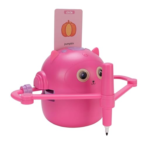 Bildungsinteraktive Zeichenroboter, Kreative Lernmaschine für Kinder mit 2 Bürsten und 100 Zeichnungskarten, Fantasie für Kunst und kognitive Entwicklung von Nurnesy