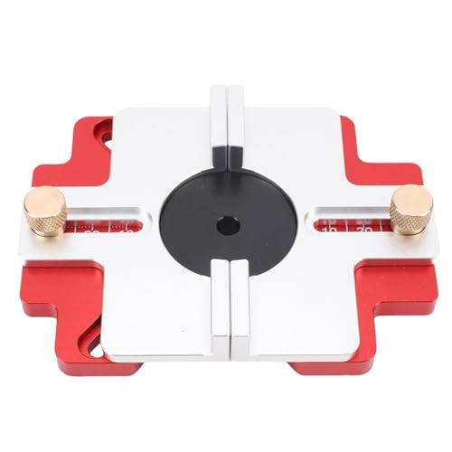 Nurnesy 2 in 1 Holzrouter -Schlitz -Locator - Verdickte Aluminiumlegierung mit Klarer Skala für Präzisionsholzbearbeitung und Routing von Nurnesy