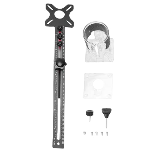 Nurnesy 4 in 1 Router Schlitzhalterung Aluminiumlegierung Einstellbarer Routerkreis Schneiden mit Abnehmbarer Basis Zum Schneiden von Holzbearbeitung Nurnesy 4 in 1 Router Schlitzhalterung Aluminiumlegierung Einstellbarer Routerkreis Schneiden mit Abnehmbarer Basis Zum Schneiden von Holzbearbeitung von Nurnesy