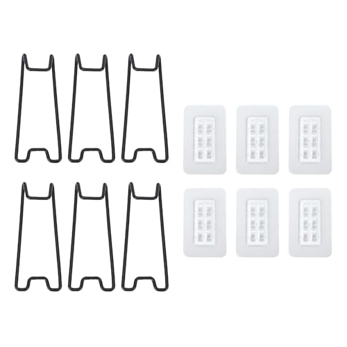 Nurnesy 6 Set Bilderrahmen Staffelei Halterungen - Eisenständer mit Klebstoffflecken für 15-26 Cm Höhenrahmen Nurnesy 6 Set Bilderrahmen Staffelei Halterungen - Eisenständer mit Klebstoffflecken für 15-26 Cm Höhenrahmen von Nurnesy