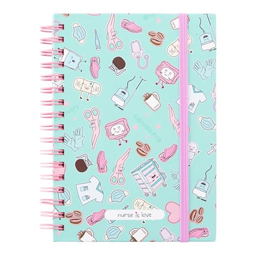 Nurse is Love Notizblock Klein Für Krankenschwester | Mini Notizbuch A6 - Block Kariert | Krankenschwester Zubehör Passt Zu Kugelschreiber & Bauchtasche - Medizinische Schulungsmaterialien - AQUA Nurse is Love Notizblock Klein Für Krankenschwester | Mini Notizbuch A6 - Block Kariert | Krankenschwester Zubehör Passt Zu Kugelschreiber & Bauchtasche - Medizinische Schulungsmaterialien - AQUA von Nurse is Love