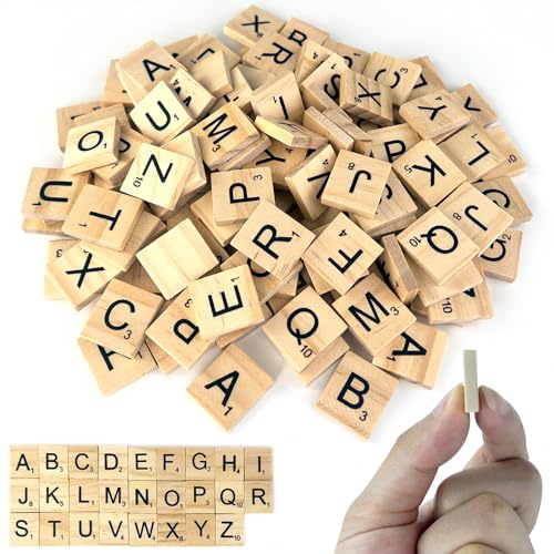 Nutabevr 130 Stücke A bis Z Holz Buchstaben, Alphabet Fliesen Buchstaben Spiel, Puzzle Handwerk mit Zahlenwerten, zum Spielen,für DIY,Kindererziehung,Kinderspielzeug Nutabevr 130 Stücke A bis Z Holz Buchstaben, Alphabet Fliesen Buchstaben Spiel, Puzzle Handwerk mit Zahlenwerten, zum Spielen,für DIY,Kindererziehung,Kinderspielzeug von Nutabevr