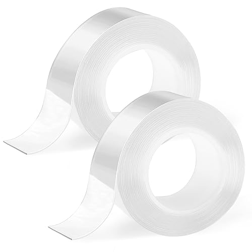 Nutabevr 2 Rollen Doppelseitiges Klebeband Extra Stark,6m Multifunktionales Transparent Nano Double Sided Tape,Nanoband Spurloses Waschbares Klebeband, für Büro,Teppich,Küche,Auto Nutabevr 2 Rollen Doppelseitiges Klebeband Extra Stark,6m Multifunktionales Transparent Nano Double Sided Tape,Nanoband Spurloses Waschbares Klebeband, für Büro,Teppich,Küche,Auto von Nutabevr
