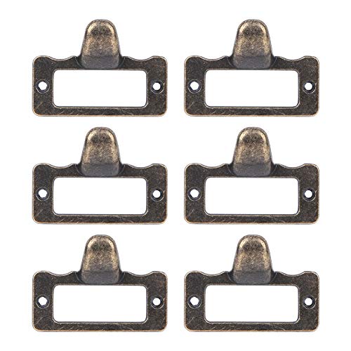 6 STÜCK BRONZE ETIKETTENGRIFFE RAHMENHANDGRIFFE NAMENSSCHILDHALTER MEDIZINSCHRANKGRIFFE HOCHWERTIGES ZINKLEGIERUNG ANTIKE OPTIK FÜR SCHMUCKDOSEN GESCHENKKARTONS SCHRÄNKE 6 STÜCK BRONZE ETIKETTENGRIFFE RAHMENHANDGRIFFE NAMENSSCHILDHALTER MEDIZINSCHRANKGRIFFE HOCHWERTIGES ZINKLEGIERUNG ANTIKE OPTIK FÜR SCHMUCKDOSEN GESCHENKKARTONS SCHRÄNKE von NutriEss