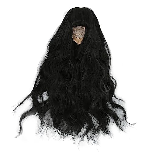 Ball Jointed Doll Perücke Lockig Weich Beständig Schneidbar Sanfte Berührung 1/6 Puppen Perücke mit Pony für Puppen Styling und Verkleidung (Schwarz) von NutriEss