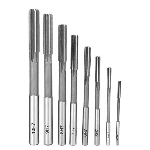 Hochpräzisions Aufbohrer H7 Hochleistungs Schnellarbeitsstahl 8er Set Schaftbohrer für Metallbearbeitung und Holzverarbeitung in verschiedenen Größen von 3mm bis 10mm Hochpräzisions Aufbohrer H7 Hochleistungs Schnellarbeitsstahl 8er Set Schaftbohrer für Metallbearbeitung und Holzverarbeitung in verschiedenen Größen von 3mm bis 10mm von NutriEss